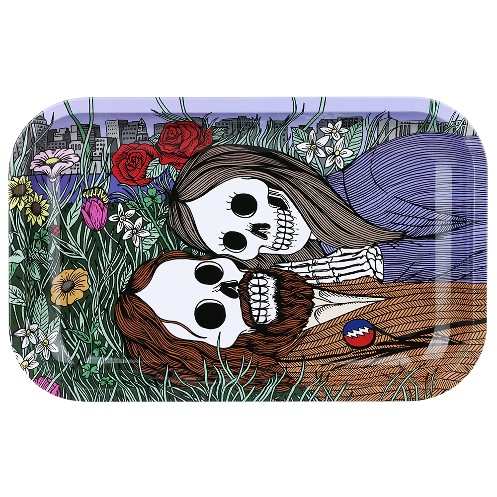 Grateful Dead x Pulsar 11 x 7 Rolling Tray - Flower Couple