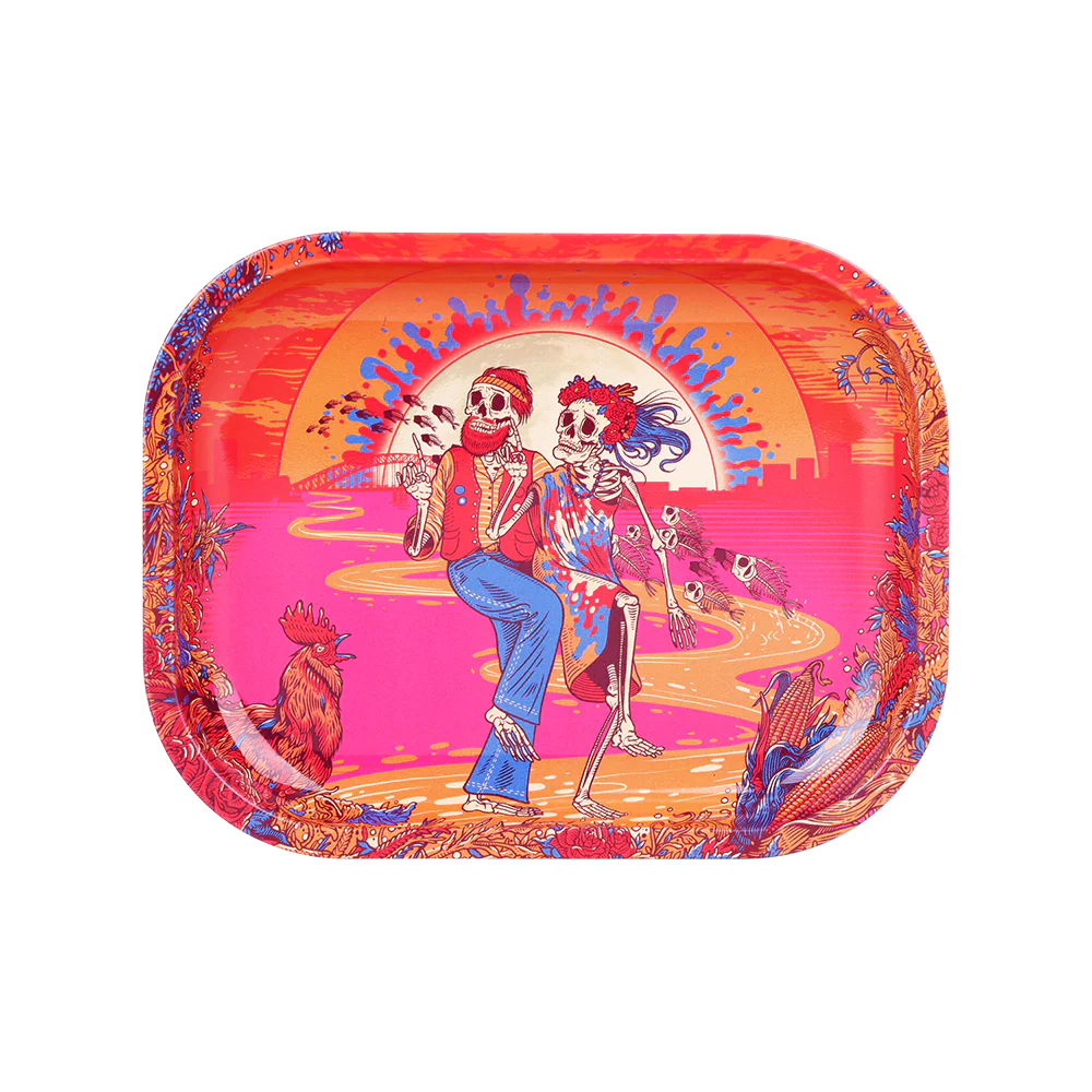 Grateful Dead x Pulsar 7 x 5.5 Rolling Tray - Sunset Dance