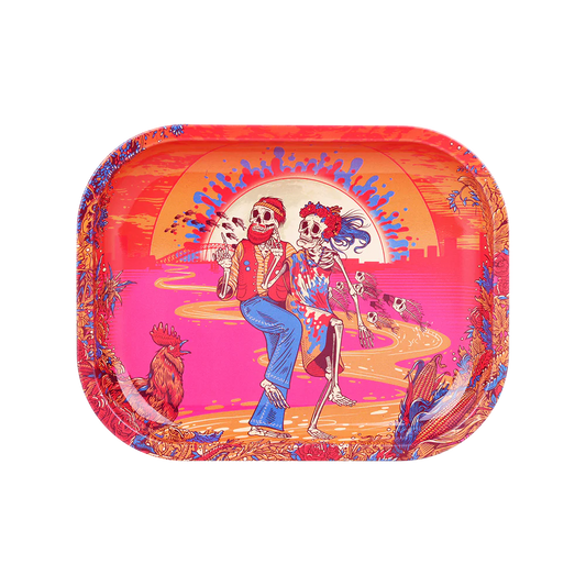 Grateful Dead x Pulsar 7 x 5.5 Rolling Tray - Sunset Dance