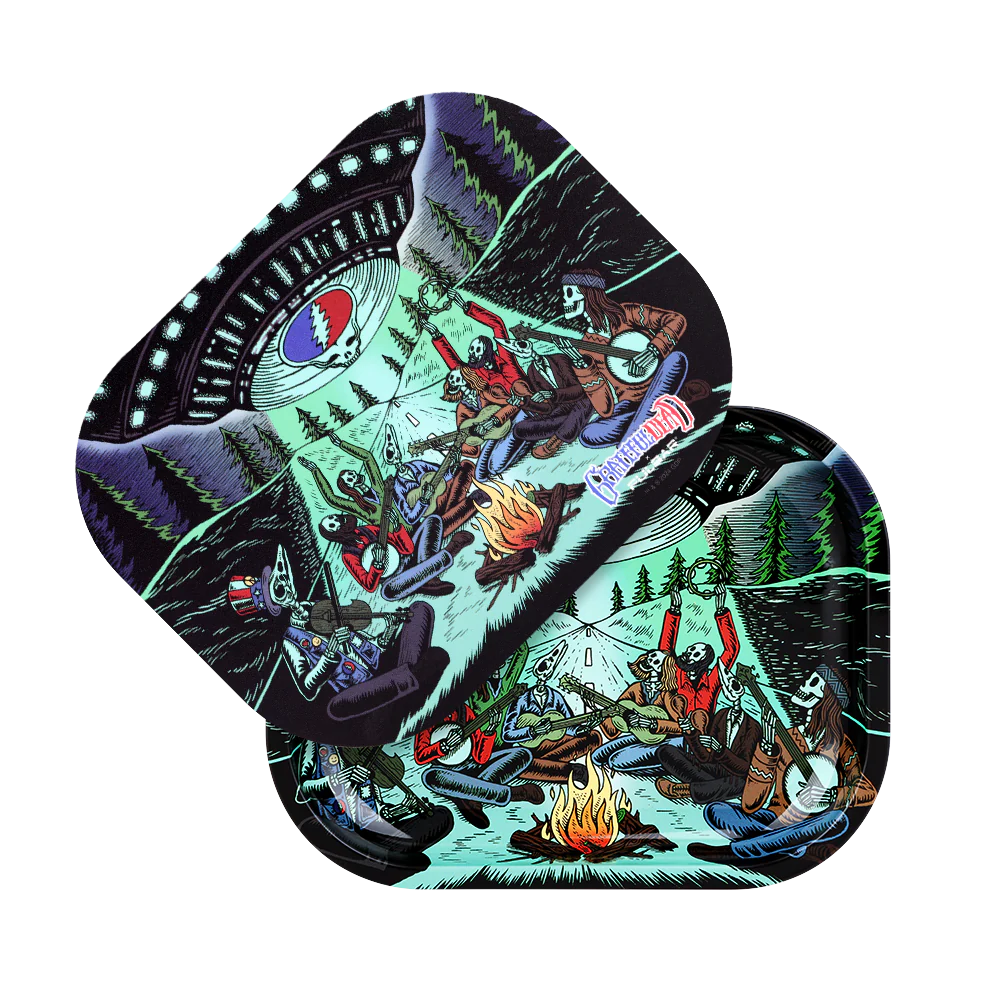 Grateful Dead x Pulsar 7x5.5 Rolling Tray and Lid Bundle - UFO Jam