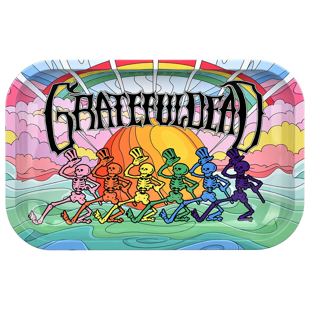 Grateful Dead x Pulsar Rolling Tray + Lid Bundle - Under the Rainbow