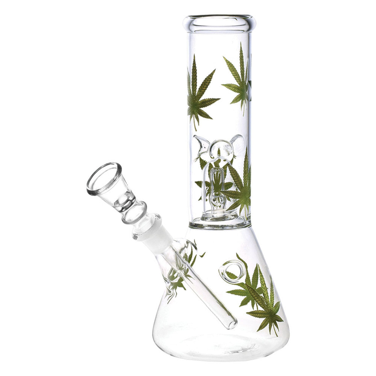 Habitual Hemp Leaf Beaker