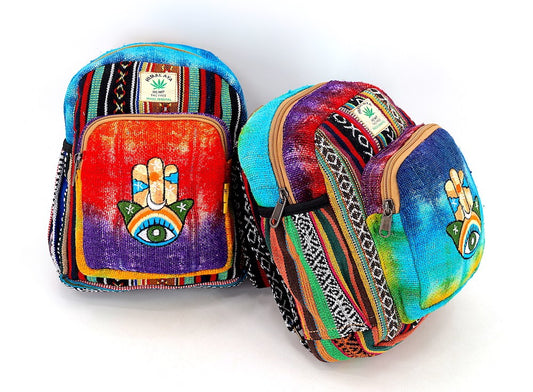 Hamsa Hand Backpack by Himalaya Handmade