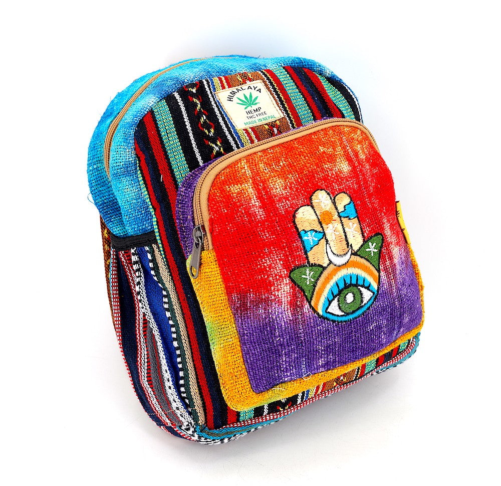 Hamsa Hand Backpack by Himalaya Handmade