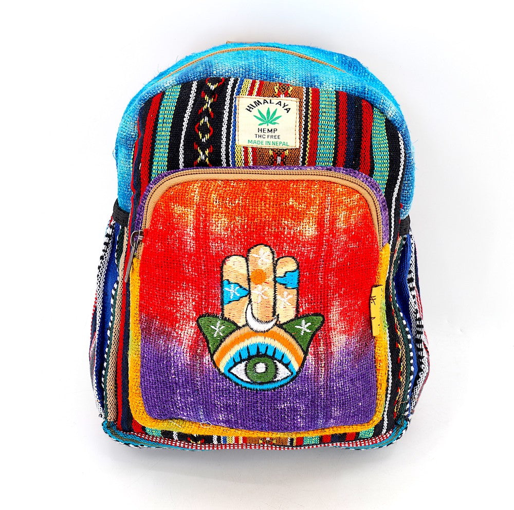 Hamsa Hand Backpack by Himalaya Handmade