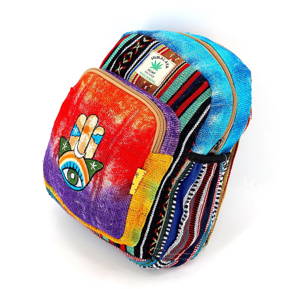 Hamsa Hand Backpack by Himalaya Handmade