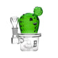 Hemper Happy Cactus 6" Water Pipe