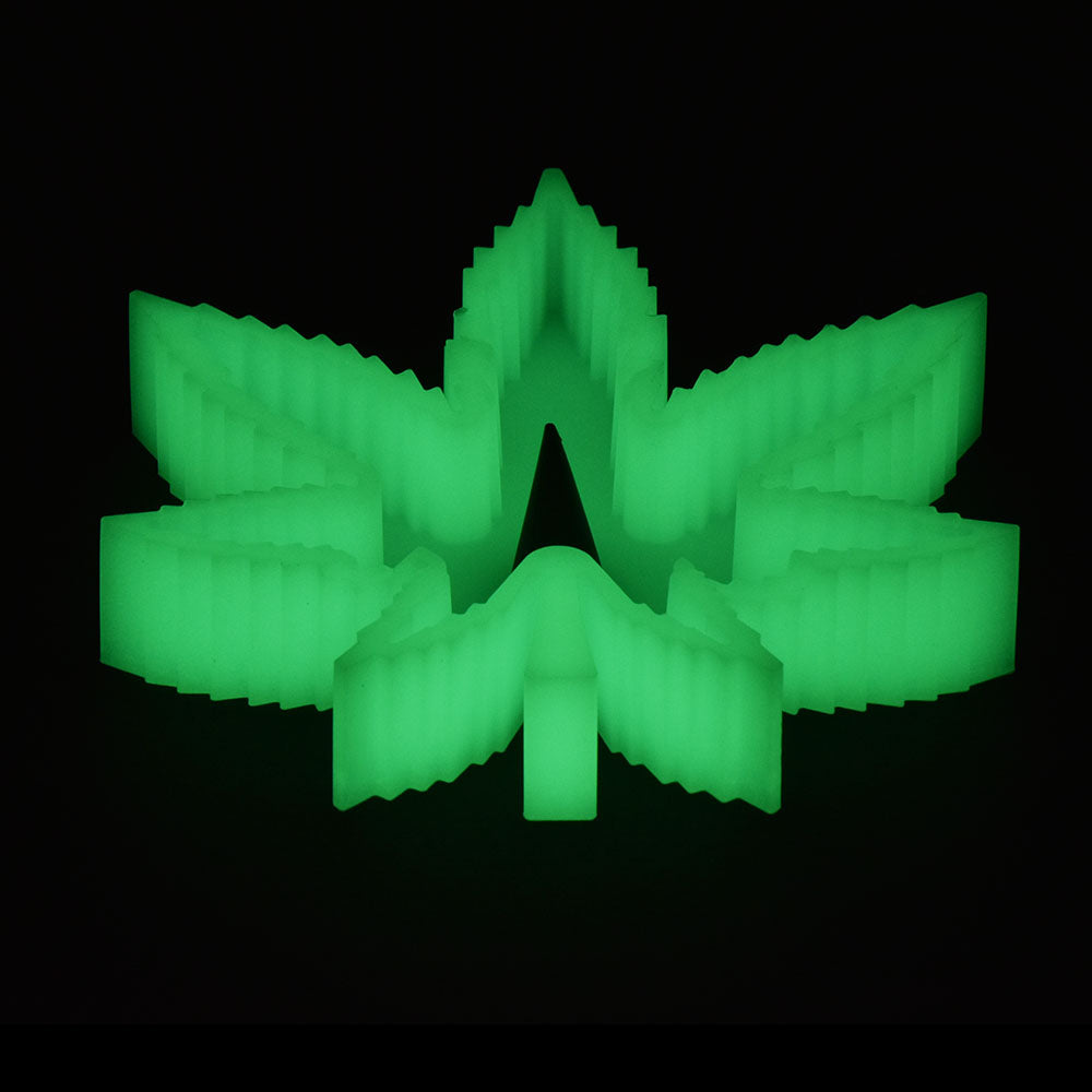 Hemp Leaf Silicone Debowler Ashtray