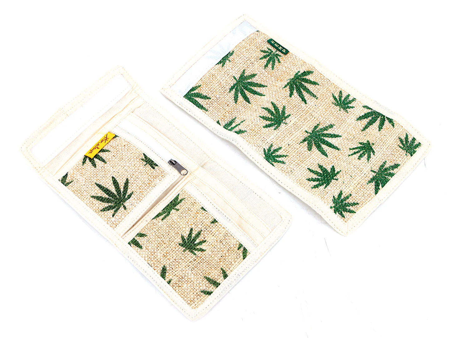 Hemp Leaf Wallet by Himalaya Handmade