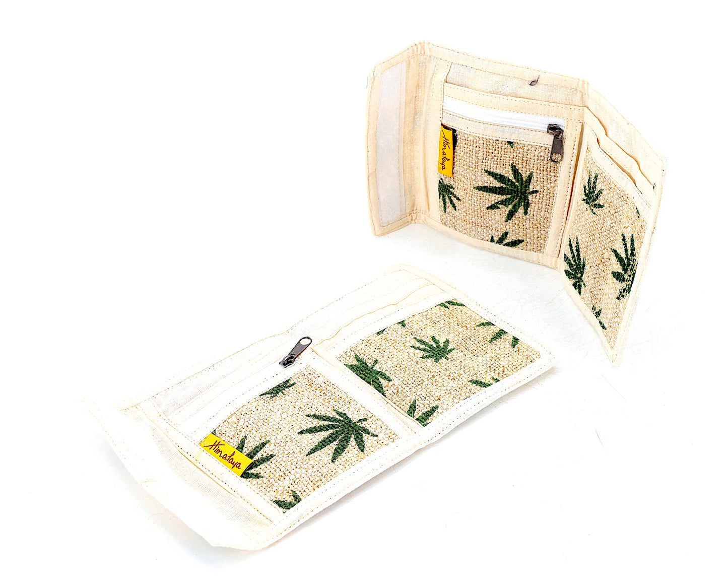 Hemp Leaf Wallet by Himalaya Handmade