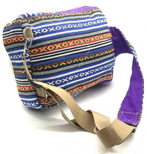 Himalaya Handmade Hemp Sling Backpack - Sloth