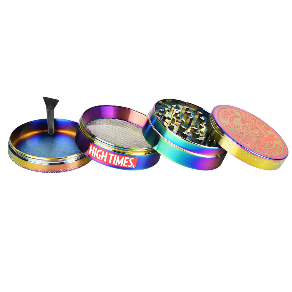 High Times Rainbow Metal Grinder 4 pc