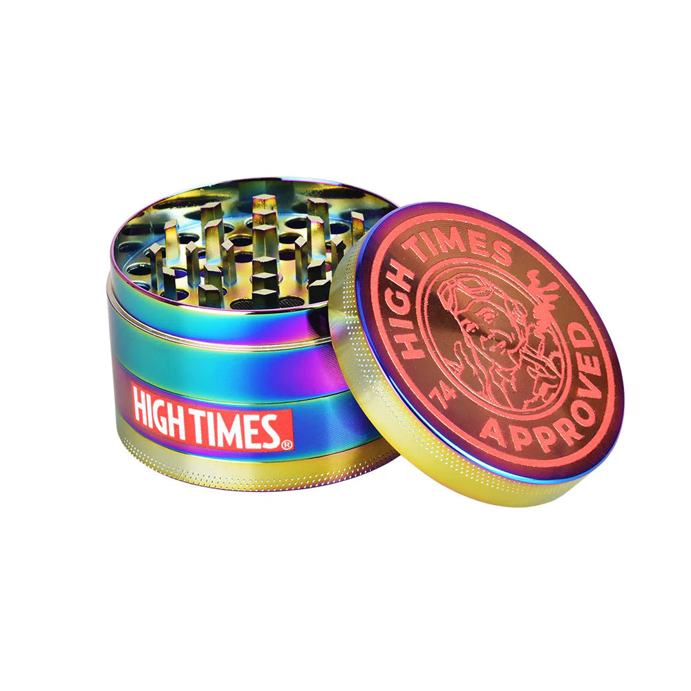 High Times Rainbow Metal Grinder 4 pc