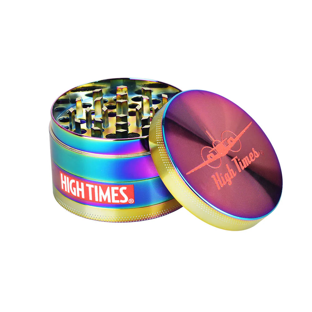 High Times Rainbow Metal Grinder 4 pc