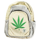 Himalaya Handmade Hemp Backpack - Big Green Leaf