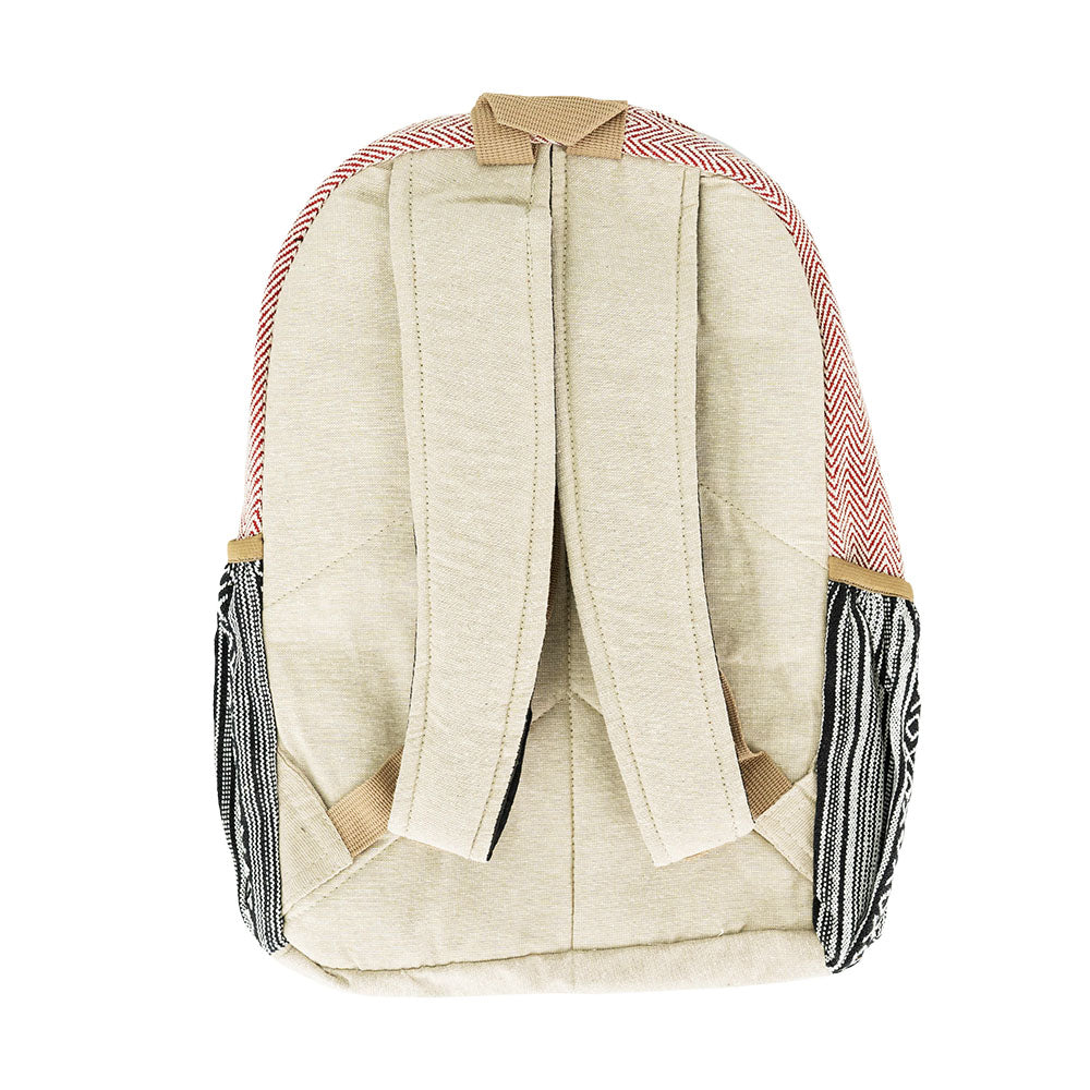 Himalaya Handmade Hemp Backpack - Funky Pockets