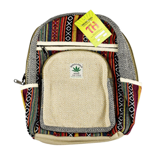 Himalaya Handmade Hemp Backpack - Woven Mini