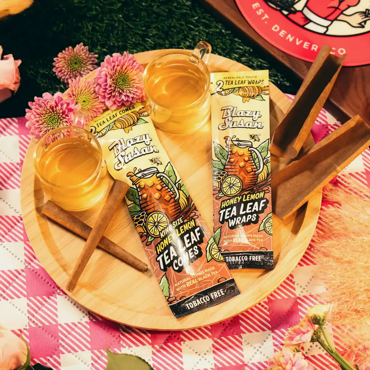 Blazy Susan Honey Lemon Tea Leaf Cones