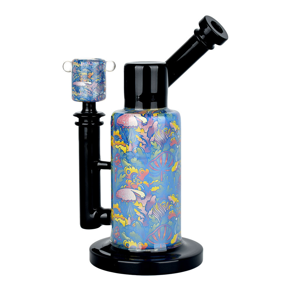 Pulsar Inside Print Water Pipe - Neon Shrooms