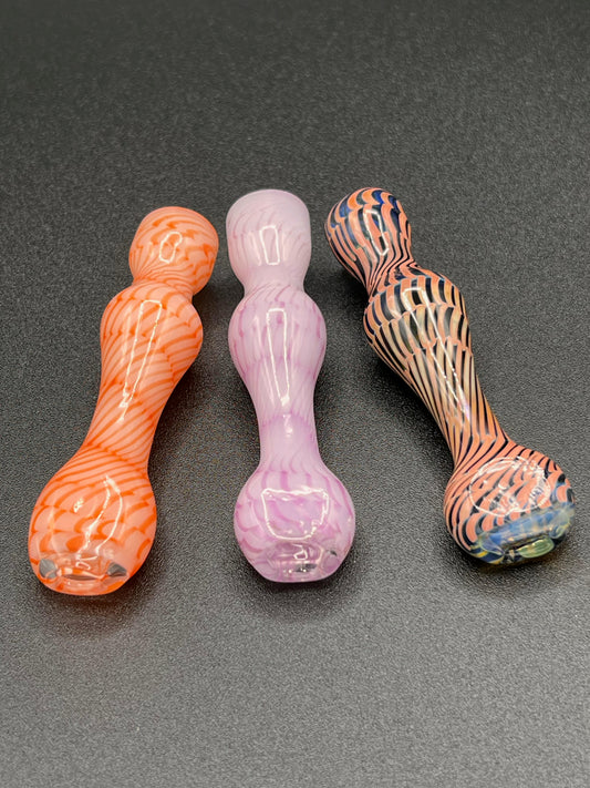 Key Glass Coil Bat w/ Mouthpiece