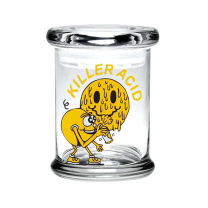 Pulsar "Killer Acid" Design Glass Storage Jars