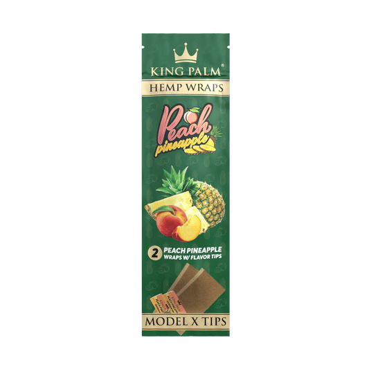 King Palm Hemp Wraps - Peach Pineapple