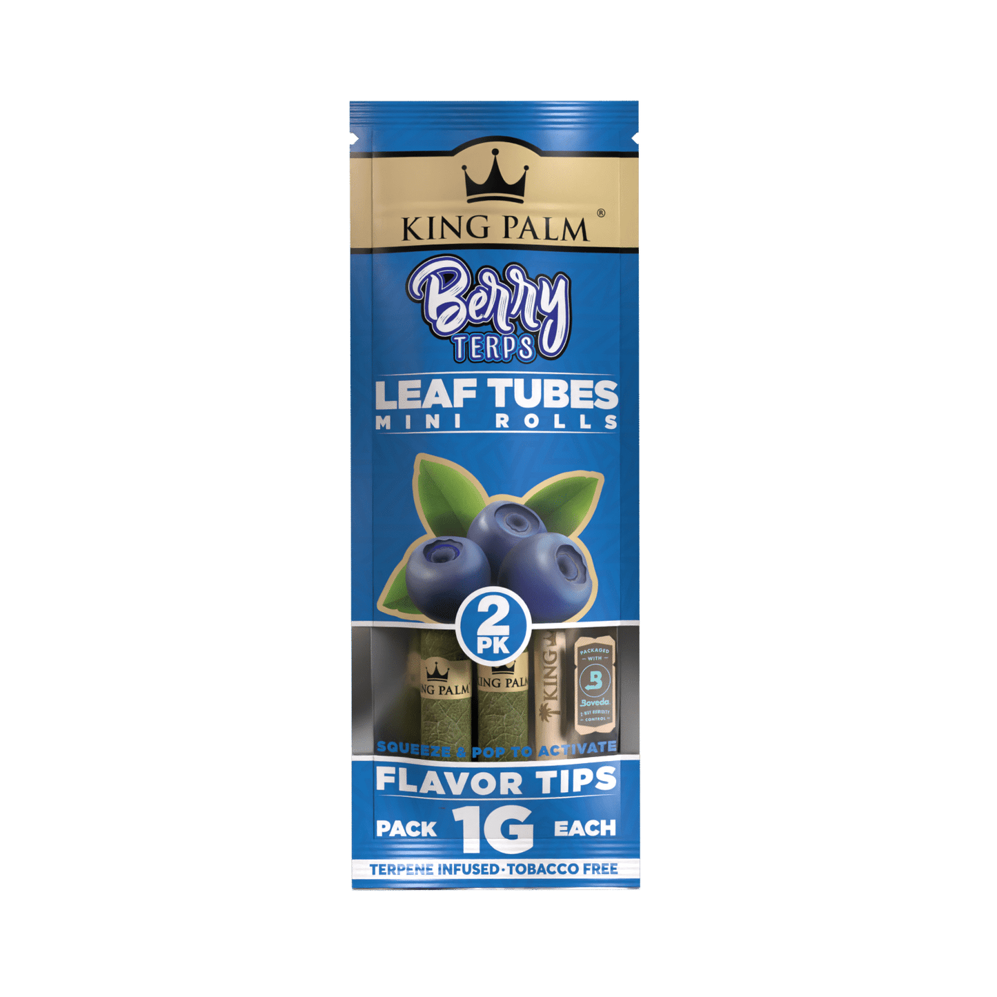 King Palm Hand Rolled Leaf Mini 2 pack