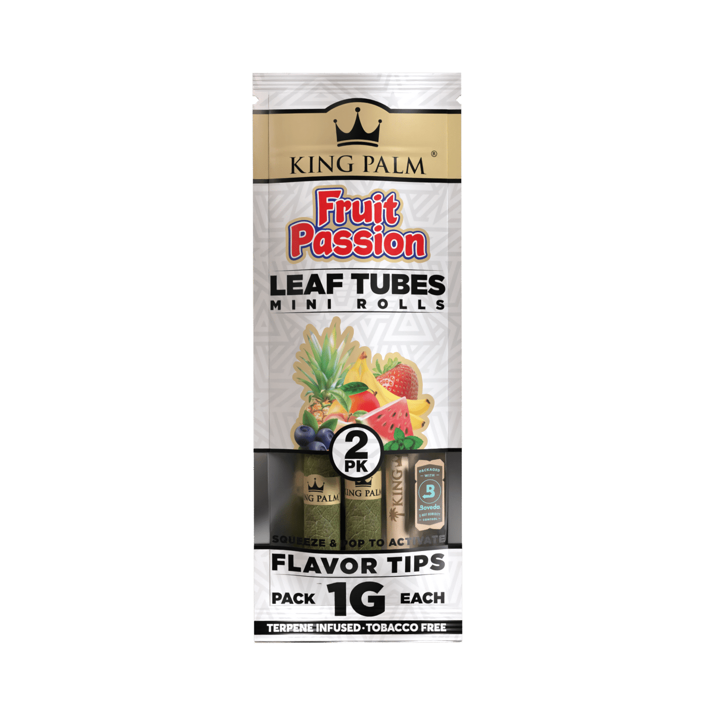 King Palm Hand Rolled Leaf Mini 2 pack