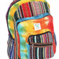 Large Hemp Backpack - Slant Pocket by Himalaya Handmade