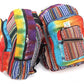 Large Hemp Backpack - Slant Pocket by Himalaya Handmade