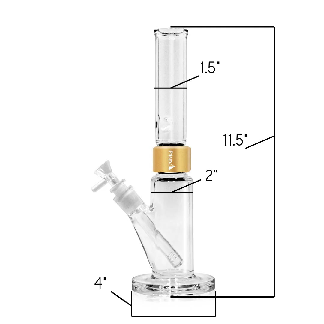 Prism Water Pipes Mini Straight Tube Single Stack