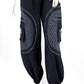 Mushroom Flower of Life Pants Black w/ Grey