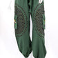 Mushroom Flower of Life Pants Green w/ Green