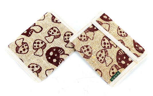 Mushroom Wallet by Himalaya Handmade
