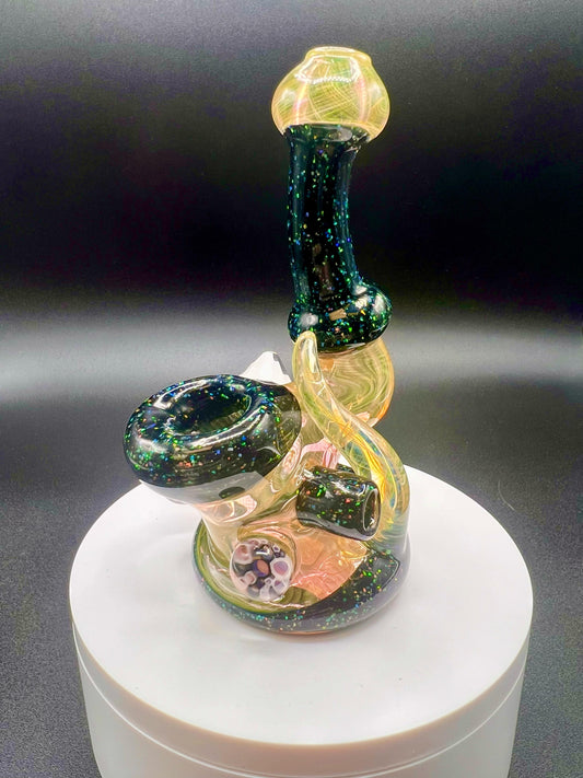 Oats Glass Faceted Squatlock