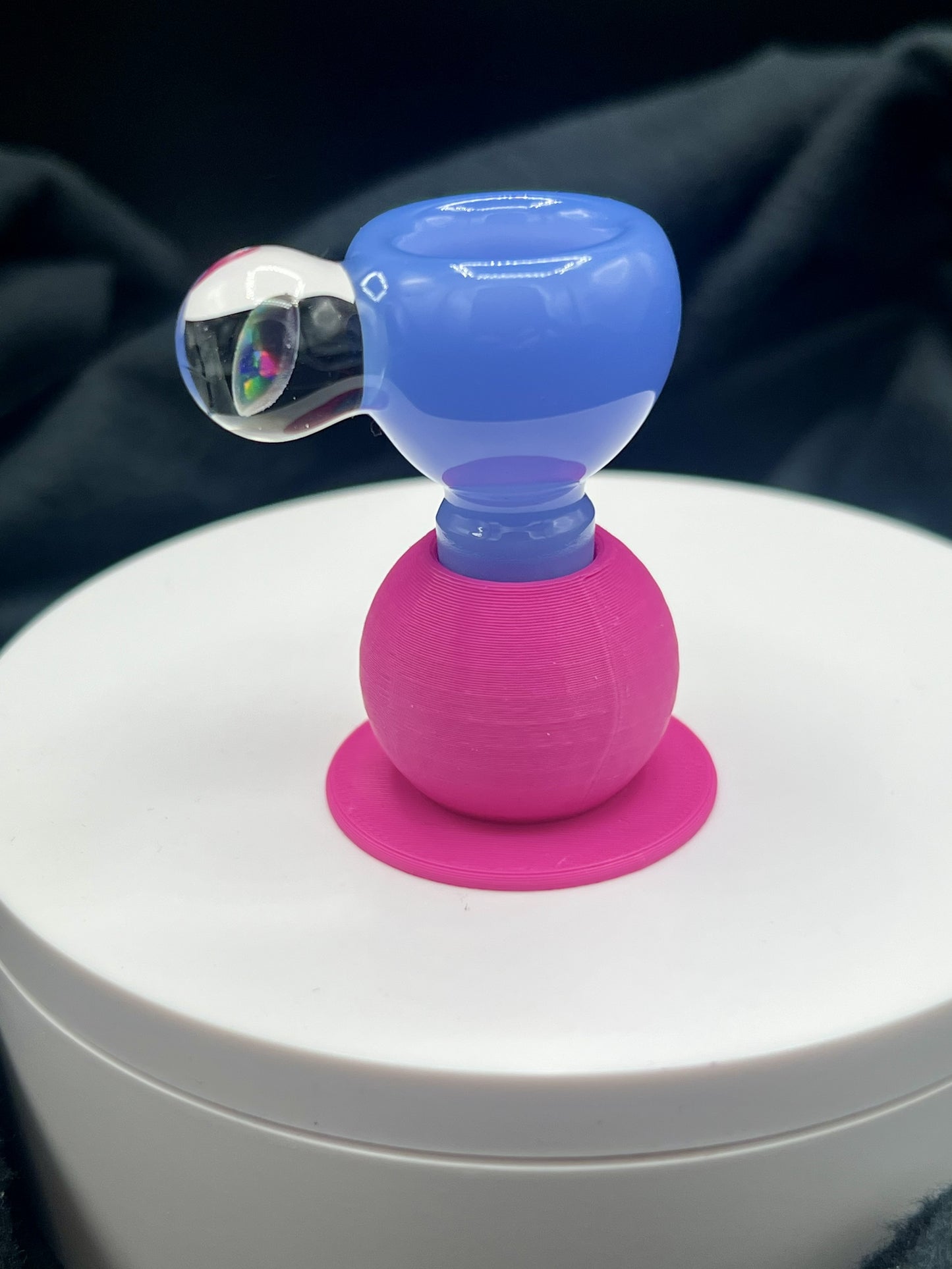 Opal Handle Slide - Milky Blue