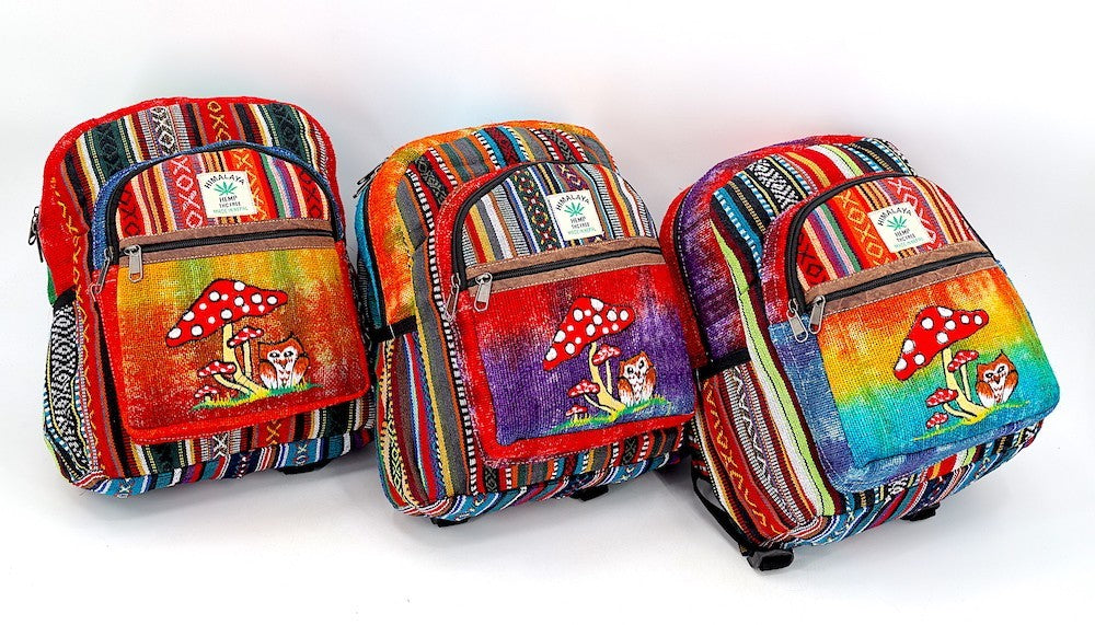 Owl Mushroom Backpack by Himalaya Handmade