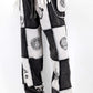 Patchwork Joggers Black/White