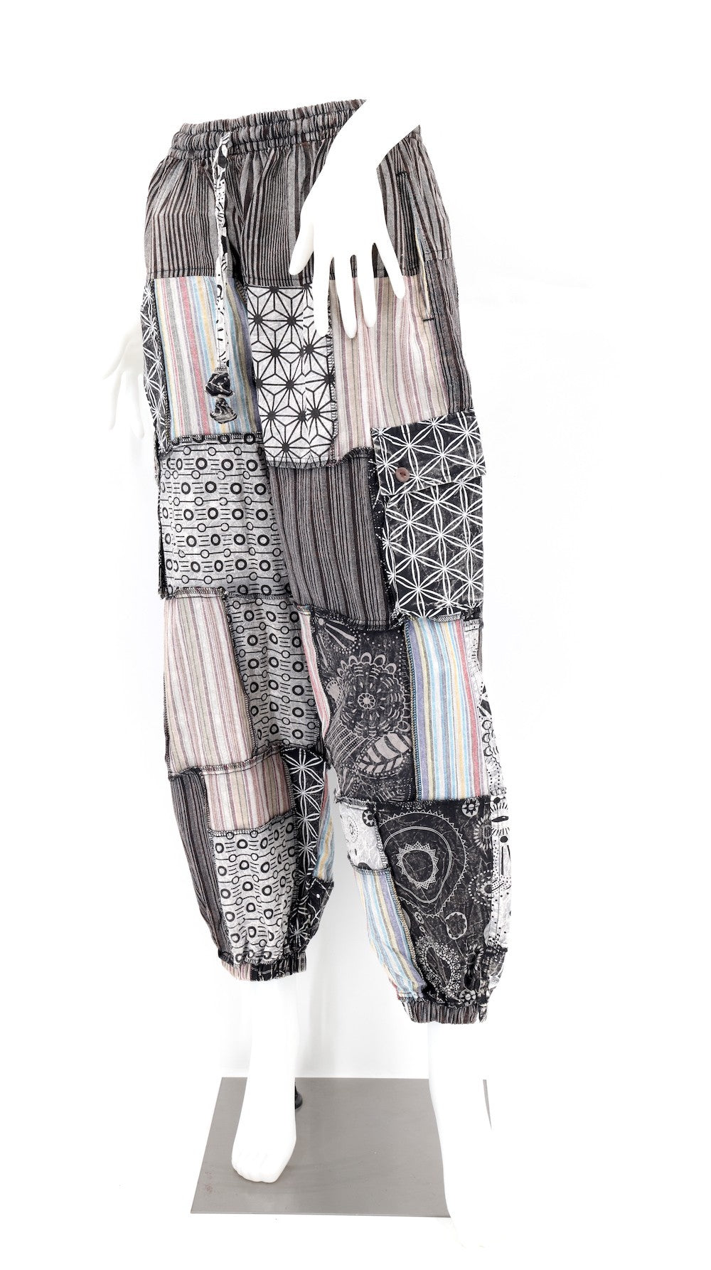 Patchwork Joggers Multi Colored