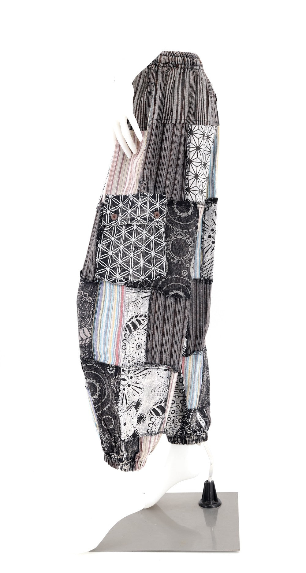 Patchwork Joggers Multi Colored