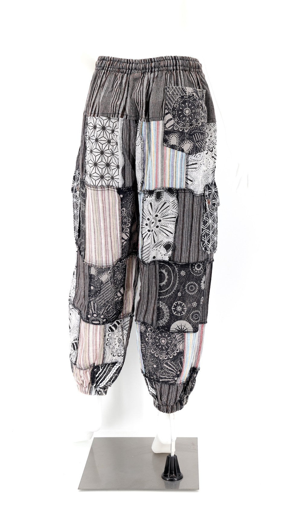 Patchwork Joggers Multi Colored