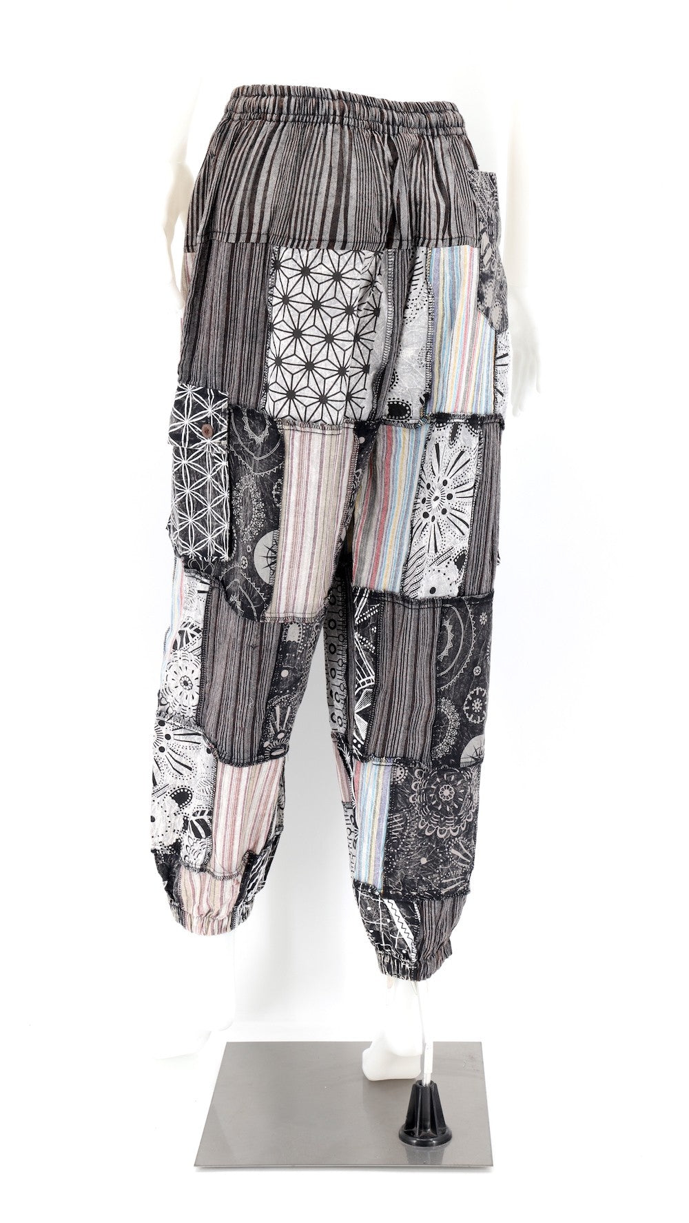 Patchwork Joggers Multi Colored
