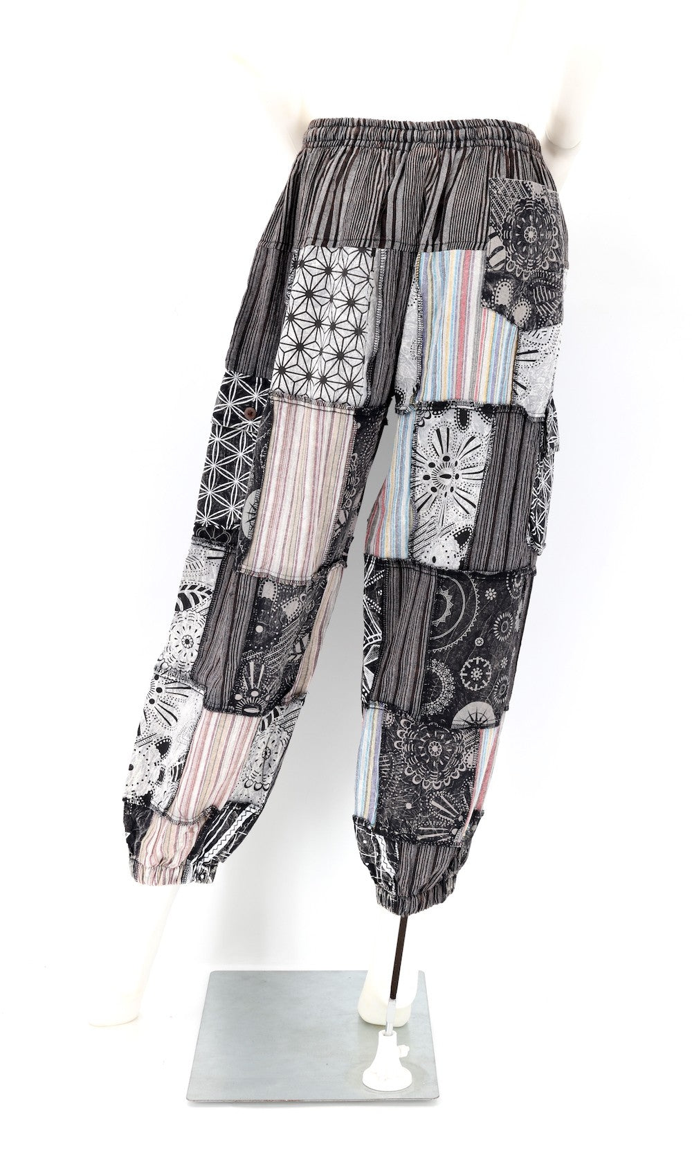 Patchwork Joggers Multi Colored