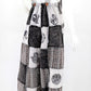 Patchwork Overalls Black/Grey by Himalaya Handmade