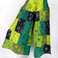 Patchwork Pants - Green Celestial
