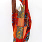 Patchwork Pants w/ Elastic Cuffs - Orange