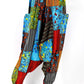 Patchwork Pants w/ Elastic Cuffs - Blue