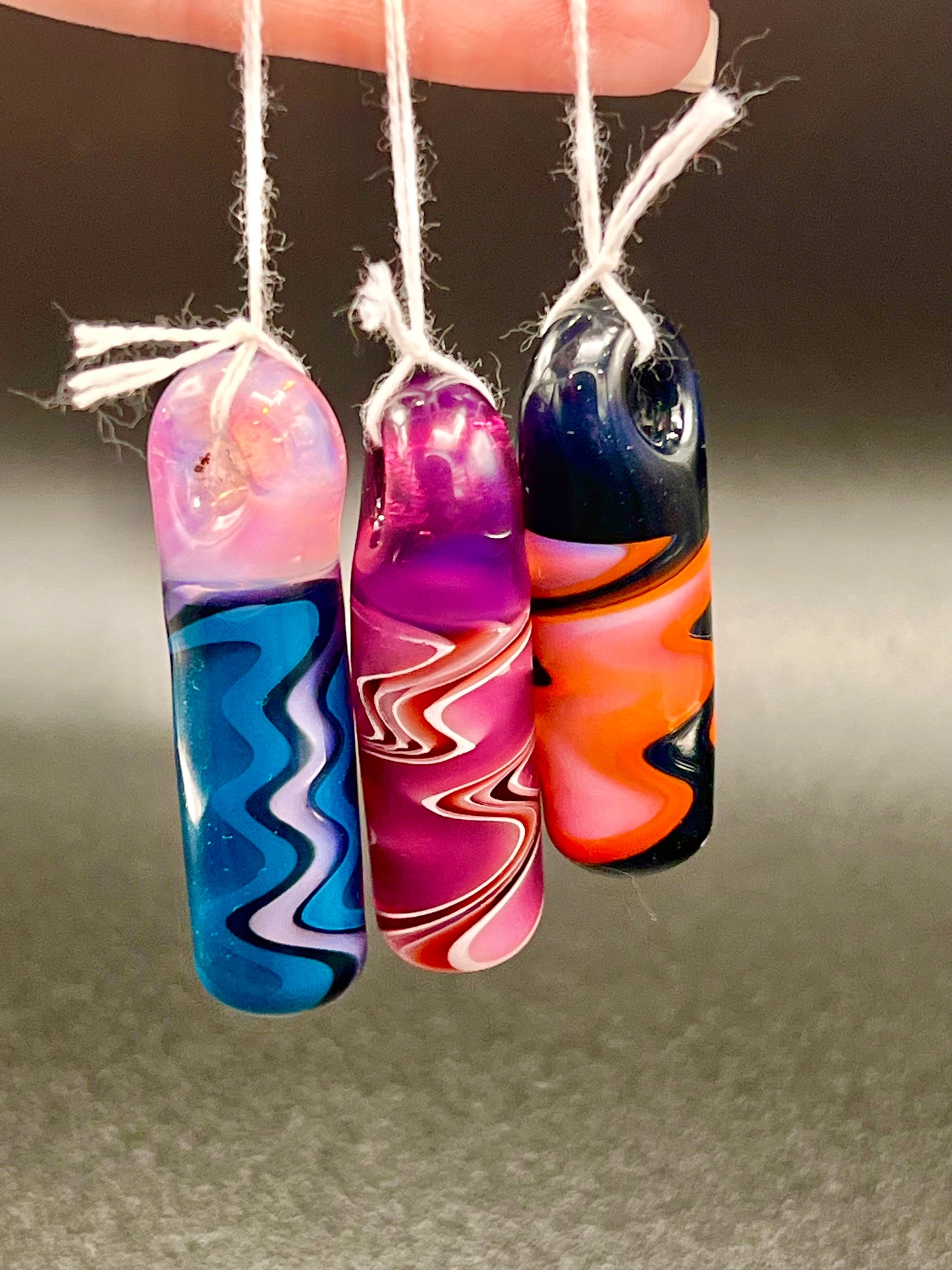 CraftedByFey Pillar Pendants