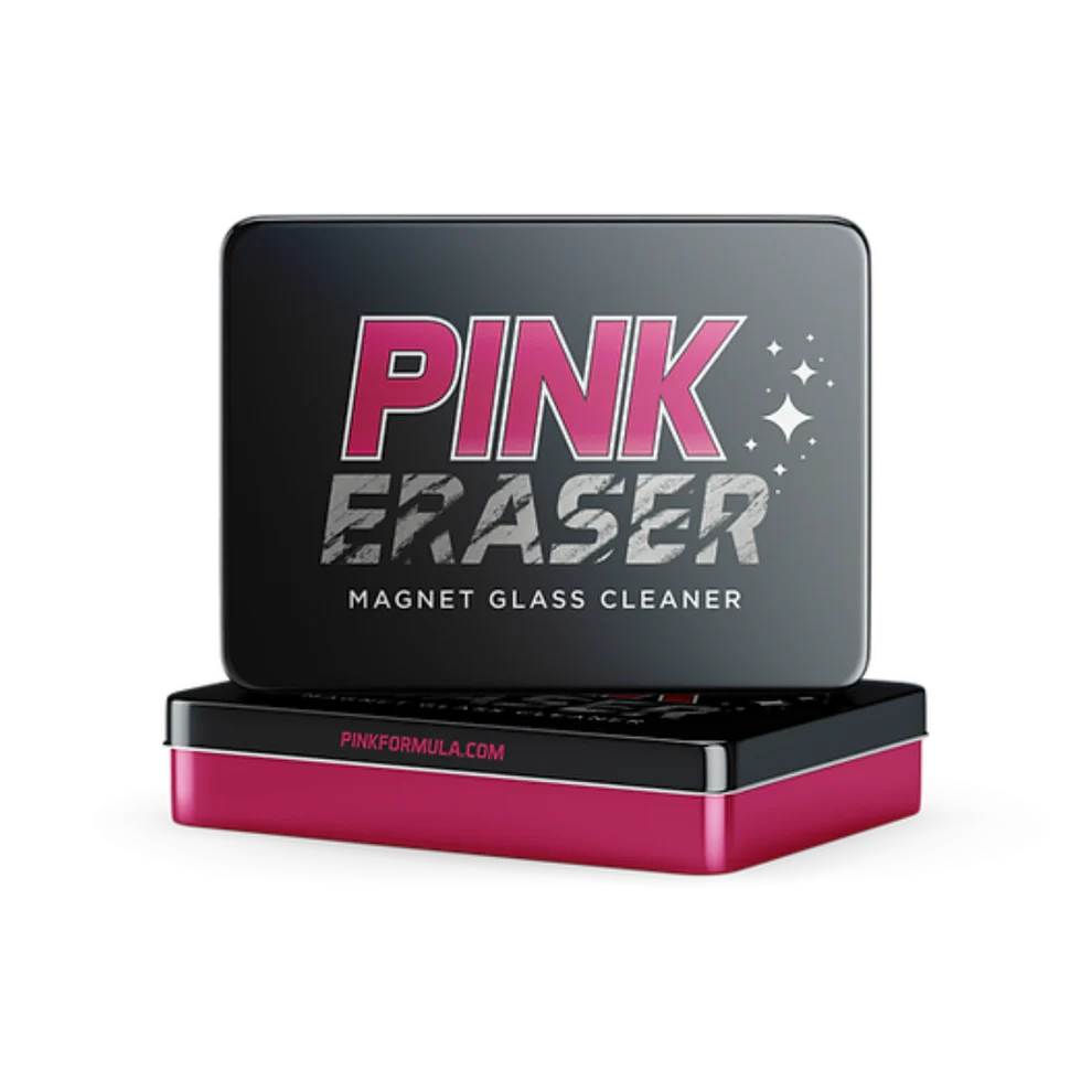 Pink Formula Pink Eraser Magnet Glass Cleaner