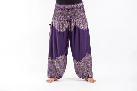 Plus Size Floral Mandalas Harem Pants